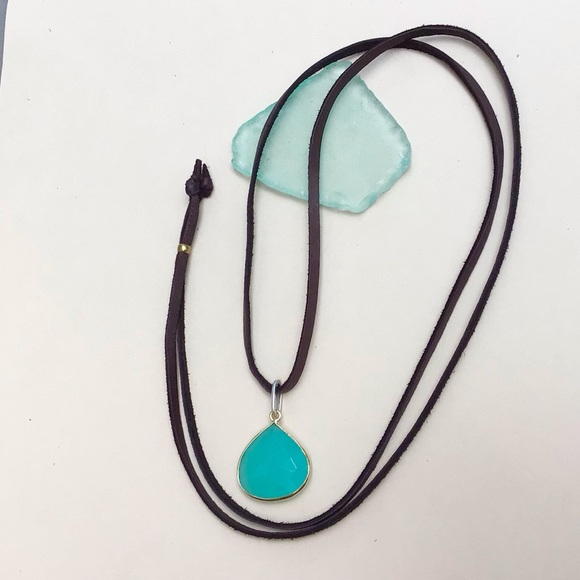 Chalcedony Sundance Charm Necklace - Picture 3 of 9